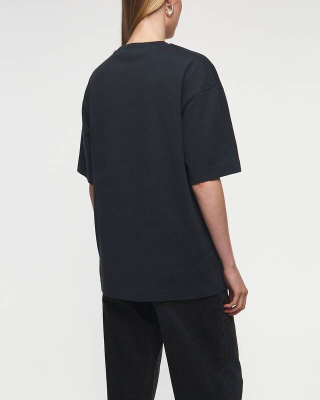 Acne Studios T-Shirt Relaxed Crewneck Svart M