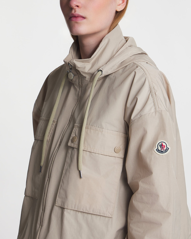 Moncler Jacka Leda Parka Beige MONCLER 3 (M/L)