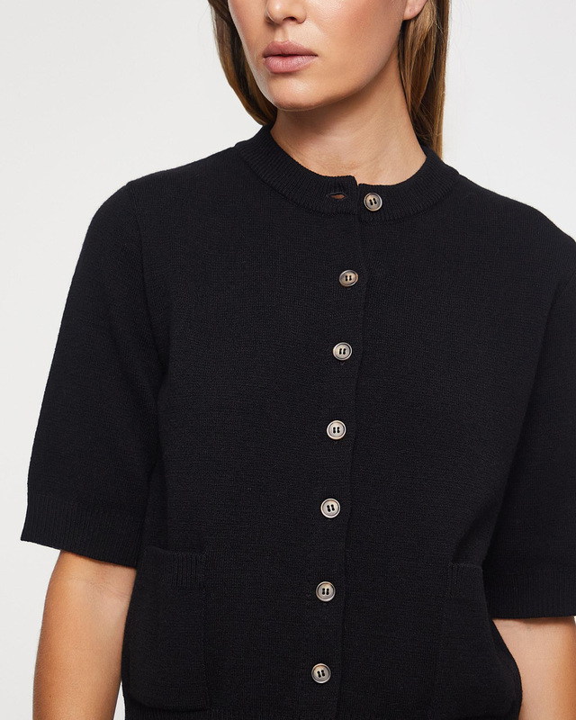 Wakakuu Icons Kofta Cara Wool Svart XL