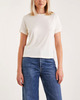KHAITE T-Shirt Emmylou Cream XS
