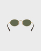 Ray-Ban Sunglasses Oval RB3547 Guld/grön ONESIZE