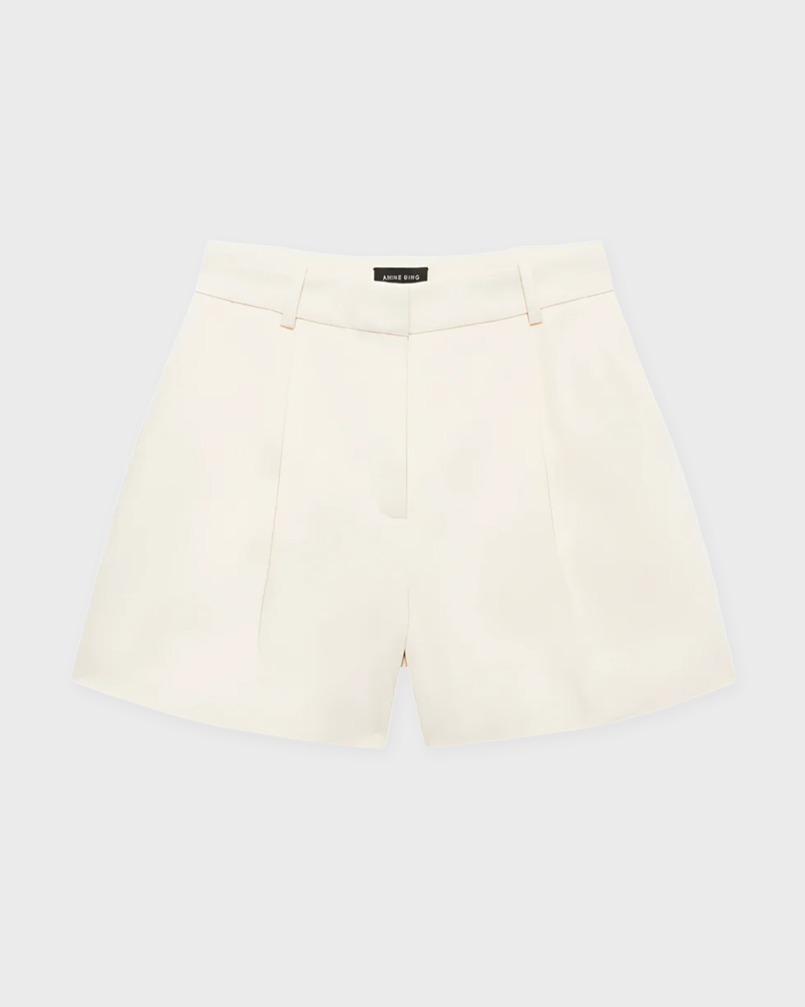 Anine Bing Women's Cream Shorts Trent Us 10 (Eur 42)