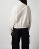 Acne Studios Sweater Zip Logo Taupe 34
