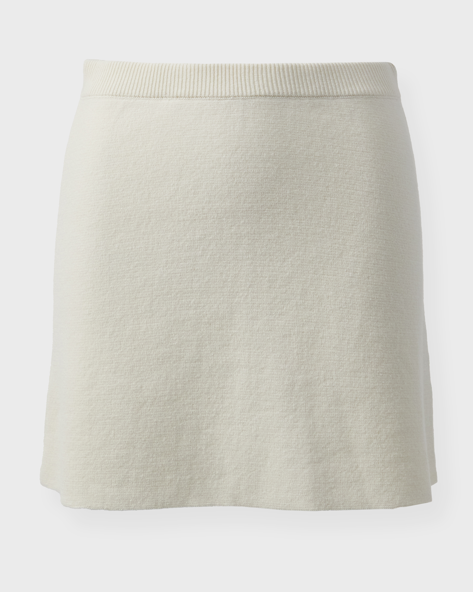Wakakuu Icons Women's Cream Coventry Wool Skirt Creme Xl