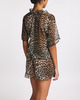 Ganni  Shorts Chiffon Ruffle Leopard 38