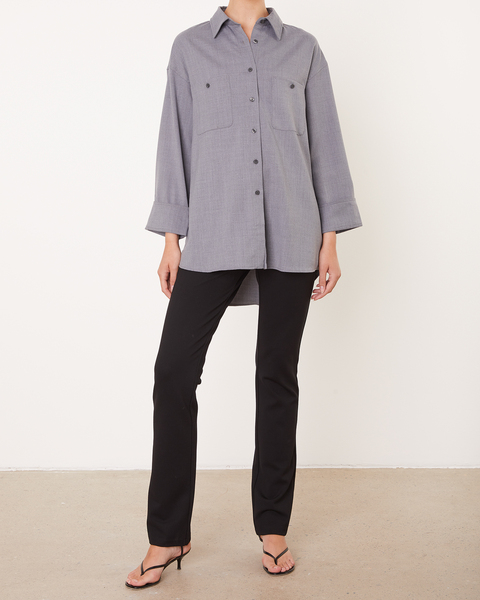 Shirt Sandie Flannel Grey 2