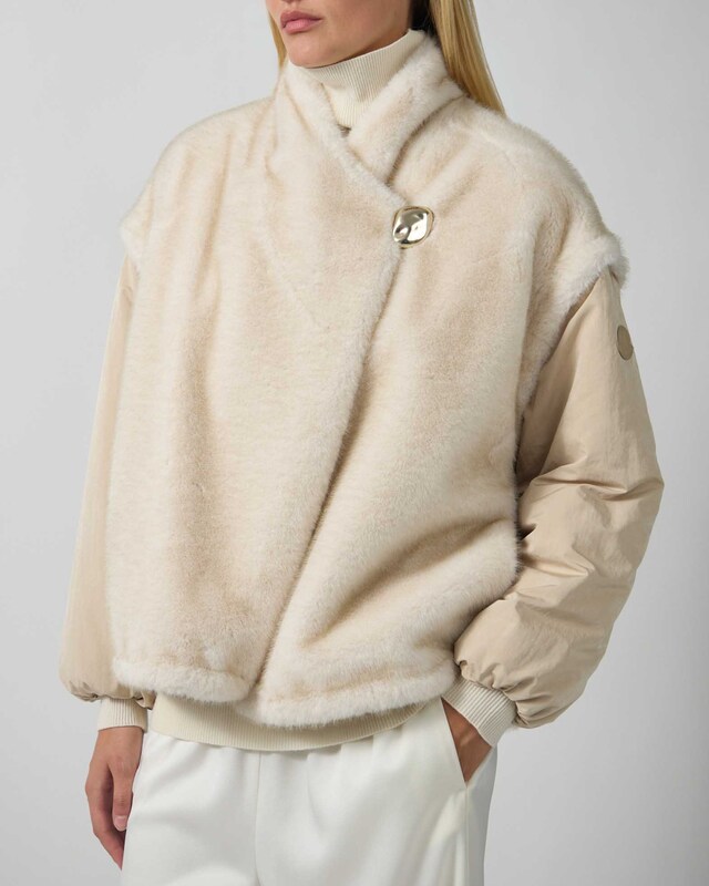 Moncler Jacka Chardonneret Beige MONCLER 2 (M)
