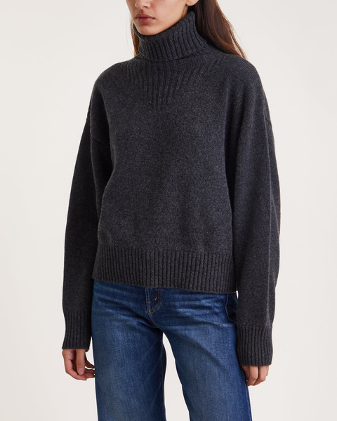 Sweater Wool Turtleneck  Anthracite 1
