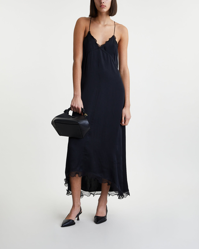 Filippa K Dress Structure Frill Black 36