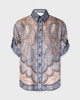 Zimmermann Shirt Wanderlust Short Sleeve Blue 2 (M-L)