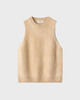 Soft Goat Tanktop Brushed Camel M