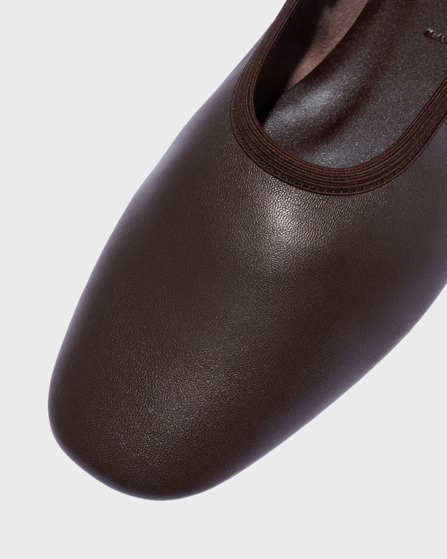 Aeyde Flade sko Dex Nappa Leather Moka Dark Brown EUR 40