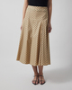Max Mara Studio Skirt Polka Dot Midi Beige IT 48 (EUR L-XL)