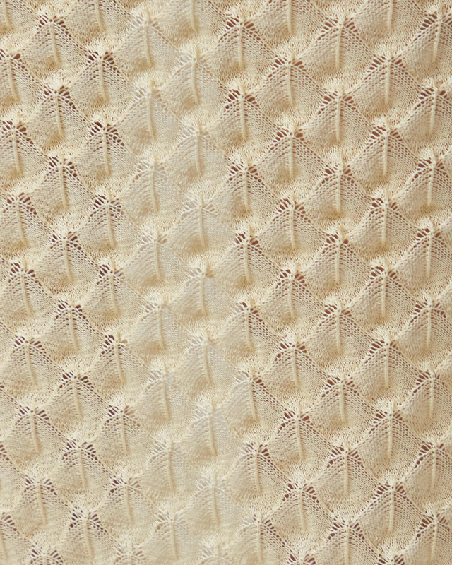 Malina Skirt Fannie Pointelle Knitted Maxi Light Yellow XL