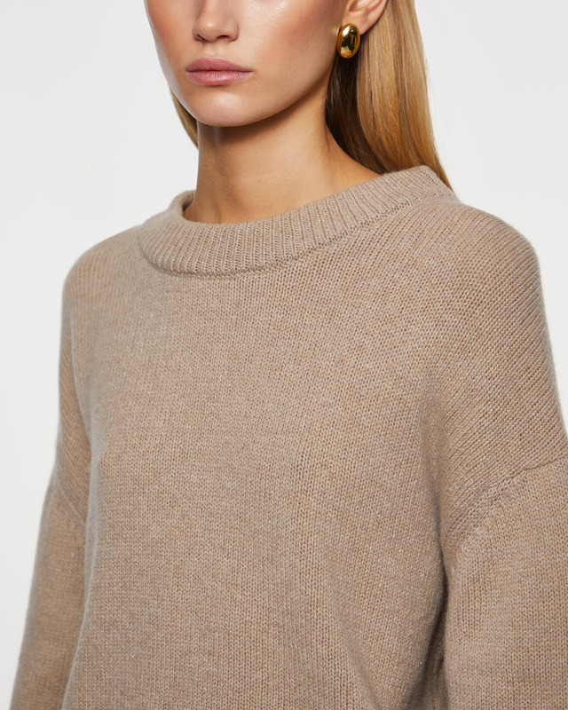 Wakakuu Icons Sweater Dublin Wool Cashmere Sand XS
