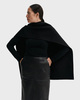 Almada Scarf Micha Doublé Black ONESIZE