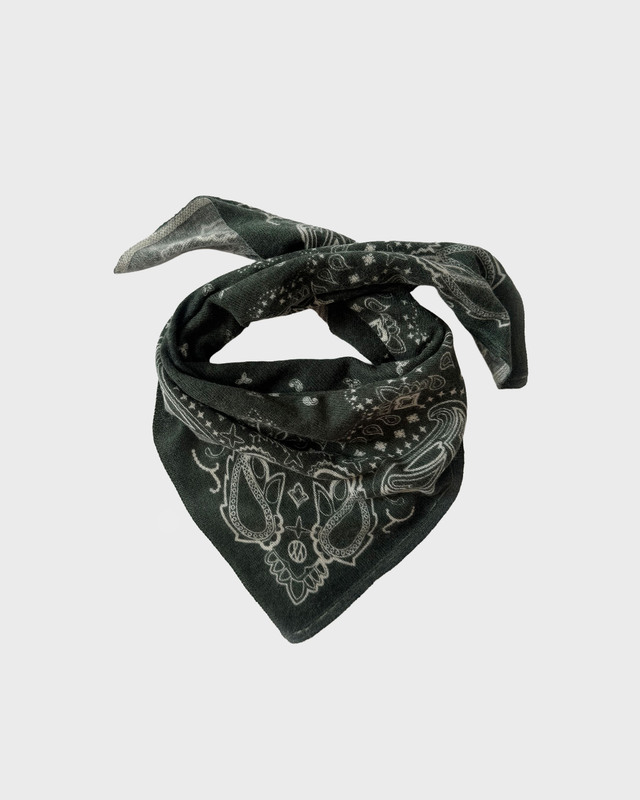 Le Scarf Tørklæde Cashmere Paisley Grøn 65x65 ONESIZE