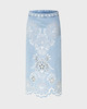 FARM Rio Skirt Denim Richelieux Midi Denim 25