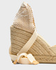 Castaner Carina Wedge Sandal Ivory EUR 40