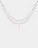 CBYC Halsband Bolt Silver/vit ONESIZE