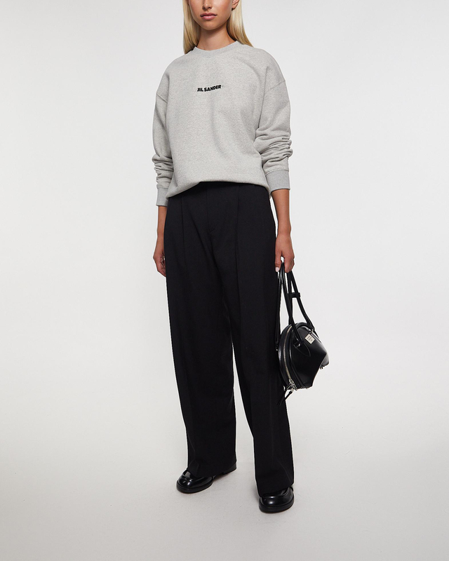 Jil Sander Sweatshirt Logo Relaxed Grön/grå M