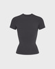 Skims T-shirt Cotton Jersey Soot XXS