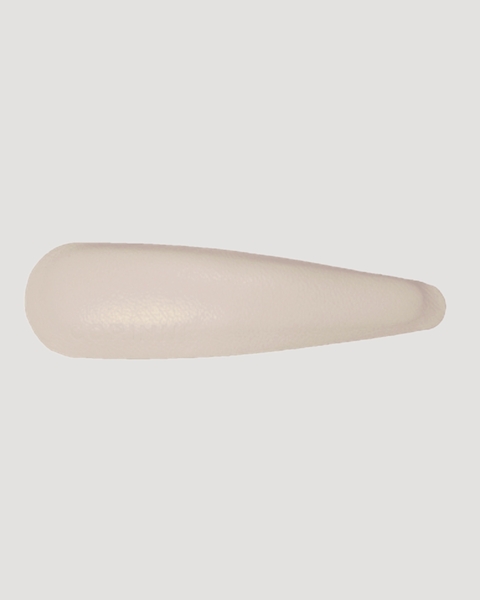 Hårspänne Leather Barette Creme ONESIZE 1