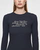 Acne Studios T-shirt Long Sleeve Layered Black XS