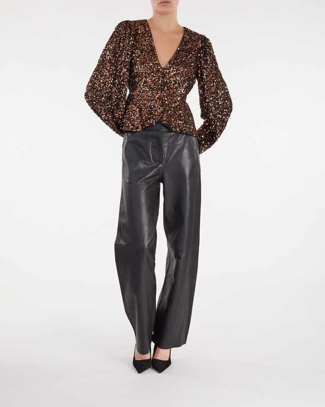 Notes Du Nord Blouse Eloise Chocolate 40