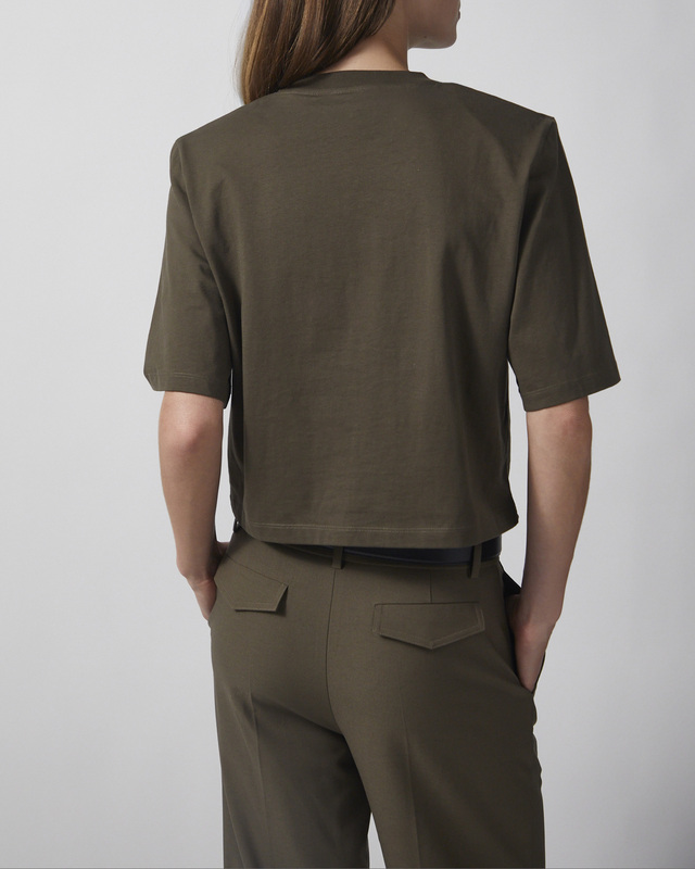 Wakakuu Icons T-shirt Padded Shoulder Mörkgrön XL