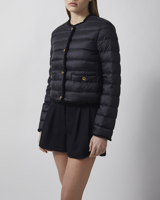 Moncler Jacket Fleurs  Black MONCLER 5 (XL)