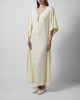 Malina Kaftan Janna Knitted V-Neck Maxi Pearl M