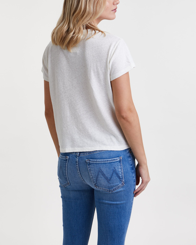 Mother Denim T-Shirt The Sinful Tee Vit L