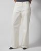 Wakakuu Icons Jeans Flared Cotton Offwhite L
