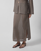 Malina Skirt Fannie Pointelle Knitted Maxi Taupe S
