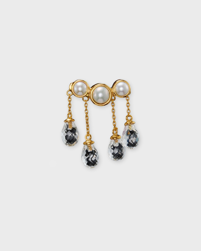 Maria Nilsdotter Earring Rain Small Guld ONESIZE