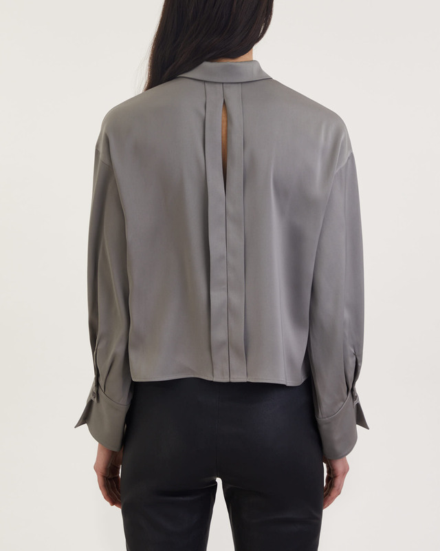 Wakakuu Icons Shirt Cassie Satin Grey XL