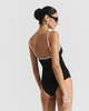 Seaquelle  Swimsuit New Ribbed Black L