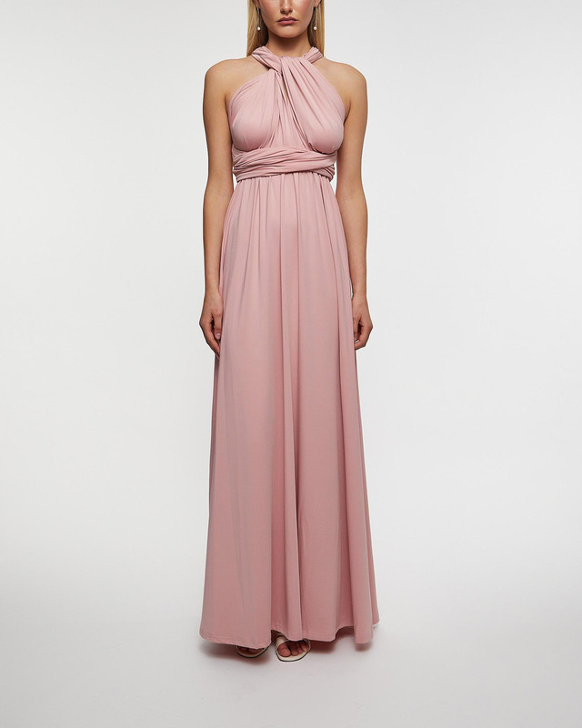 Malina Klänning Lola Maxi Blush S-M