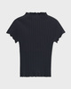 Filippa K Top Rib Cap Sleeve Black L