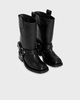 Ganni Boots Biker Tubular Mid Shaft Black EUR 36