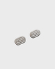 LOUIS ABEL Øredobber Oval Maze Silver ONESIZE