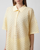 Malina Skjorte Moa Knitted Light Yellow XL