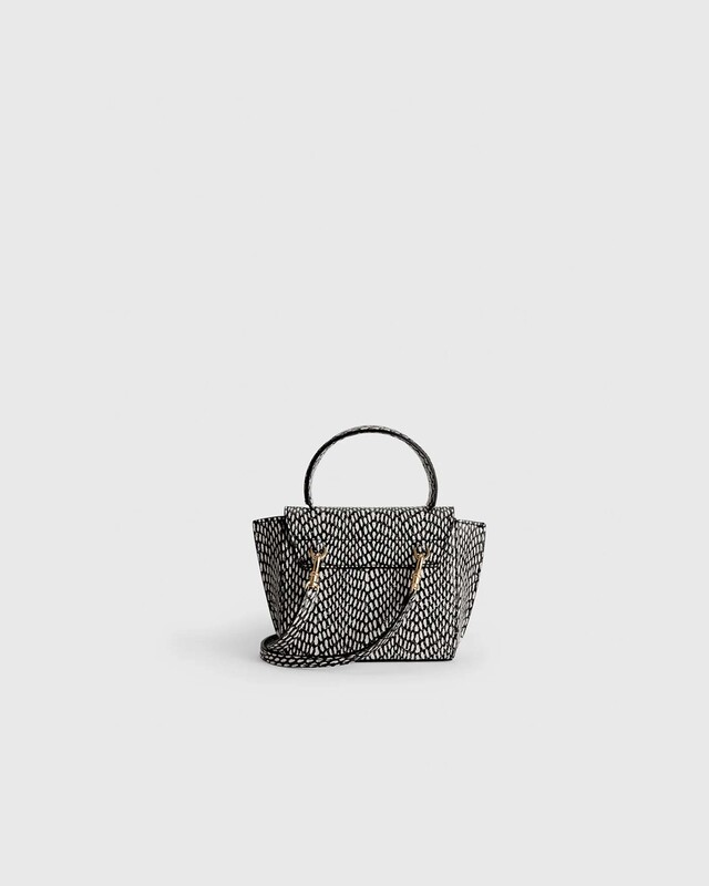 ATP Atelier Bag Montalcino Snake Black/White ONESIZE