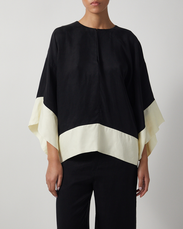 By Malene Birger Blouse Cicie  Black/White 36