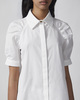 Max Mara Studio Skjorte Cotton Poplin Optical White IT 40 (EUR S-M)