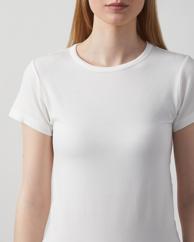 Wakakuu Icons T-Shirt Baby Tee Modal Vit M