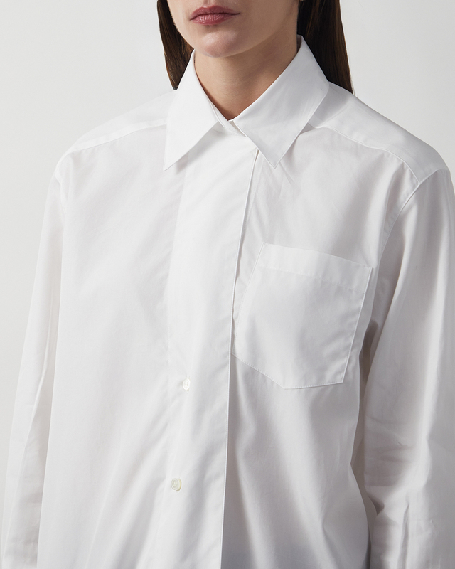 Dagmar Skjorta Asymmetric Vit 42