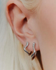 MARIA BLACK Earring Yasmin 8 Huggie Silver left