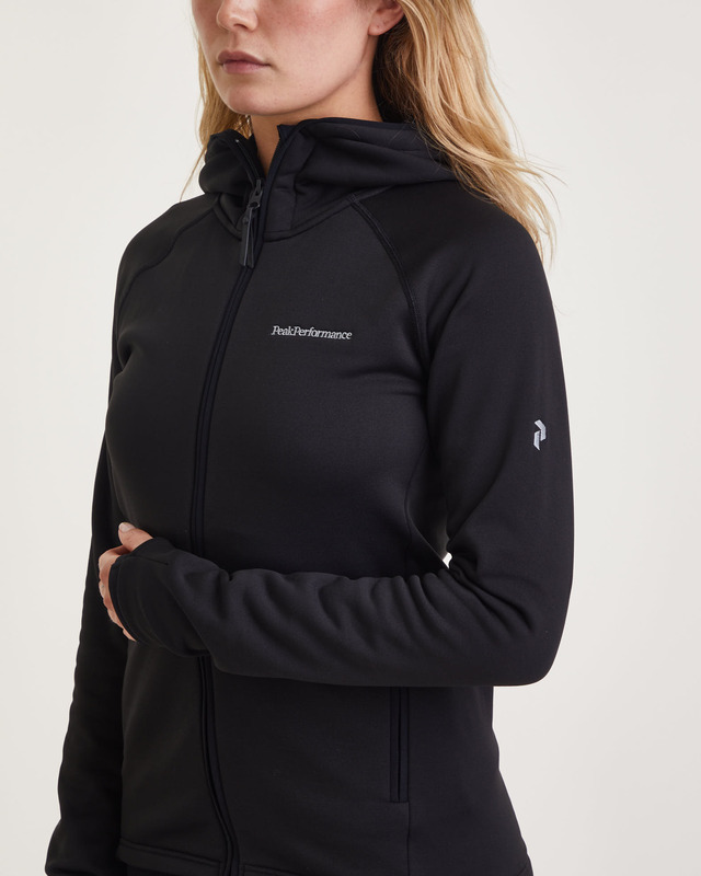 Peak Performance Jacka W Chill Light Zip Hood Svart XS